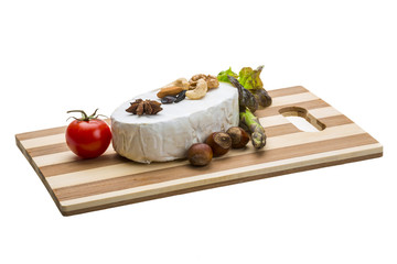 Fresh soft brie cheese