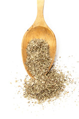 spoon with oregano