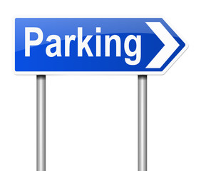 Parking sign.