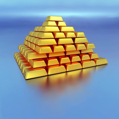 Gold bricks