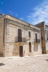 Alleyway. Ceglie Messapica. Puglia. Italy.