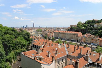 Fototapeta premium Vue sur Lyon