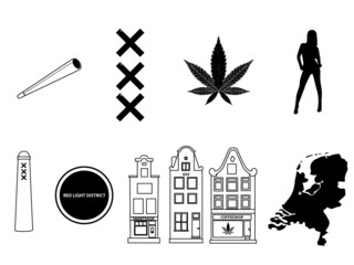 amsterdam symbols / icons
