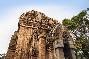 Fototapeta premium Cham temple (Po nagar), Landmark on Nha Trang, Vietnam.