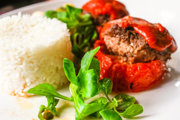 stuffed tomatoes with rice