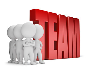 3d small people - reliable team