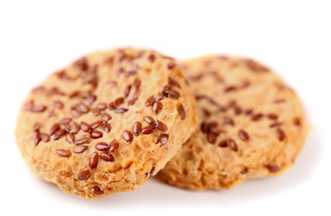Cookies with sesame seeds.