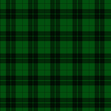 Green And Black Plaid Fabric Background