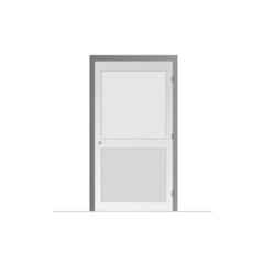 door vector illustration on a white background