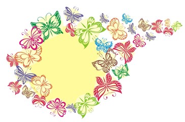 Butterflies frame