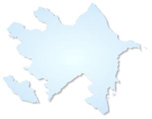 Carte de l'Azerbaidjan