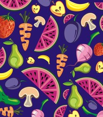 Fruit seamless background
