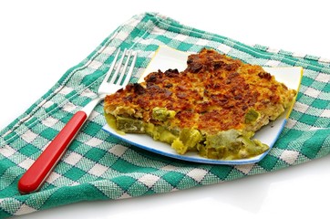 Gratin de courgettes.