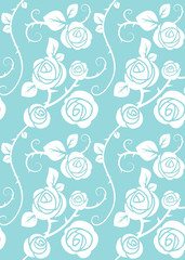 Roses seamless pattern