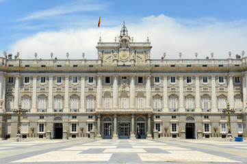 Obraz premium Royal Palace of Madrid, residence of Spanish Royal Family