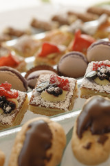Variety of italian pastry