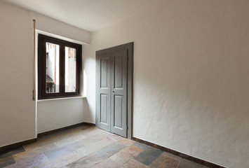 interior, rustic home, .room with window, stone floor