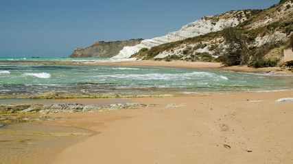Turkish rocks near Agrigento (Sicily, Italy)