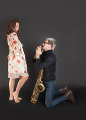 man admits love to a girl