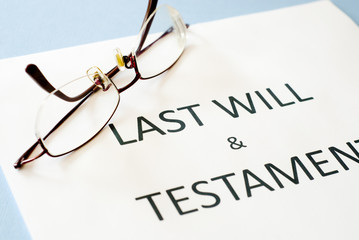 last will and testament