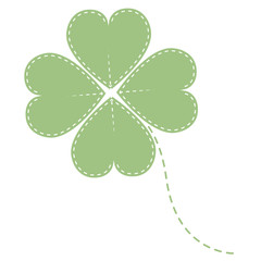 vector green clover four leaf