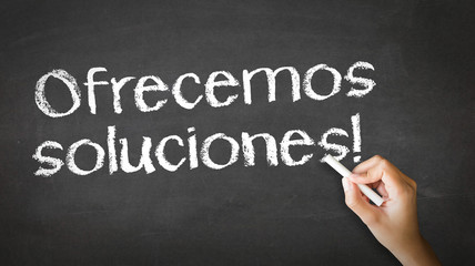 We offer Solutions (In Spanish)