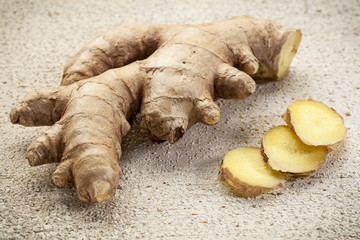 ginger root slices