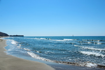 Sea Beach in Patara, Antalya, Turkey. 