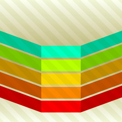 Background with multicolored stripes