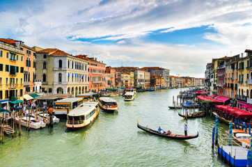 Fototapeta na wymiar Widok na Canal Grande, Wenecja