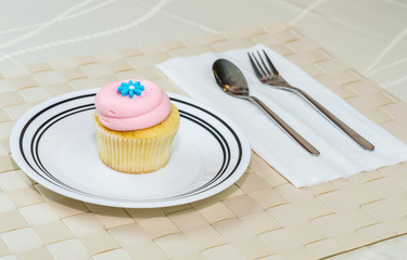 Cupcake on the table