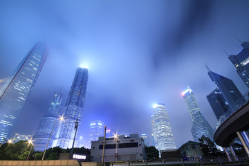 Fototapeta premium Shanghai at night