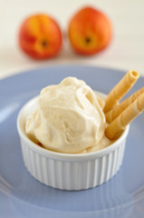 Nektarinen Eiscreme