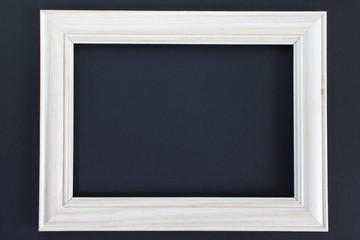 vintage old wood photo frame