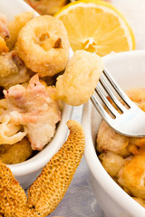 FRIED FISH close up
