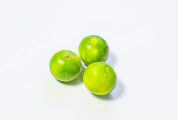 three lemon isolated