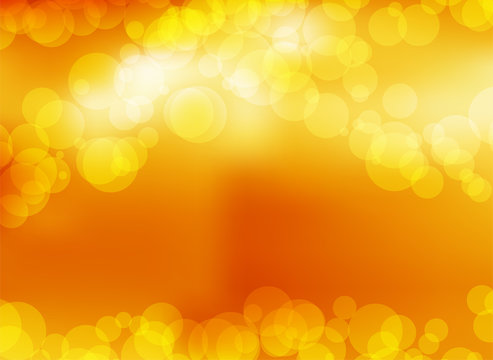 gold soft pastel  blurred bokeh background abstract