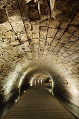 Fototapeta premium Tunel Templariuszy w Acco