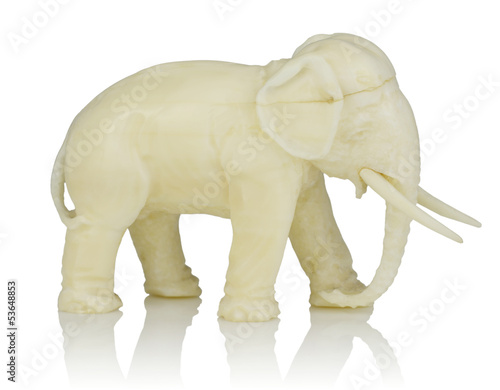 "Elefant-Figur aus Elfenbein" Stockfotos und lizenzfreie Bilder auf