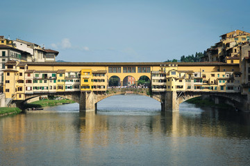 Ponte Vecchio (Old Bridge) in Florence, Italy.