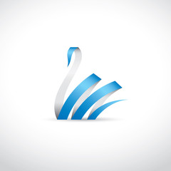 Ribbon swan