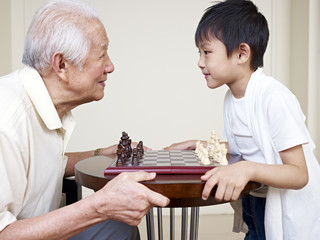 grandpa and grandson