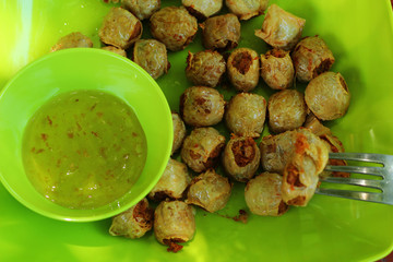 Fried snacks.
