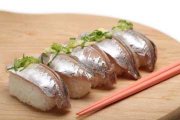 鯵のにぎり寿司