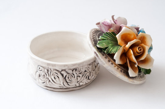 Porcelain Jewelry Box