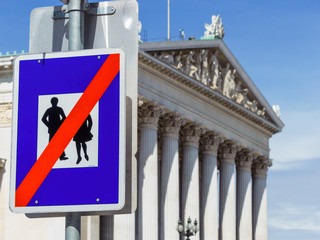 Österreich, Wien, Parlament