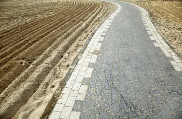 Footpath on the Beach