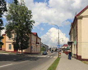 Слоним, улица Красноармейская-старая часть города
