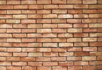antiguo muro de rojos ladrillos