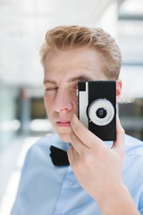 Fototapeta premium man with a camera